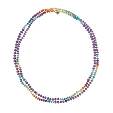 Load image into Gallery viewer, LONG RAINBOW LEI 42"-46"

