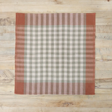 Load image into Gallery viewer, GRID CHECKER NAPKIN PAIR OF TWO
