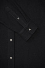Load image into Gallery viewer, GODS TRUE CASHMERE BLACK GAUZE WITH BLACK SUNSTONE SNAPS
