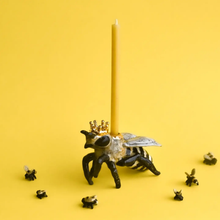 Load image into Gallery viewer, CAMP HOLLOW PORCELAIN ANIMAL CAKE TOPPERS / CANDLE HOLDER
