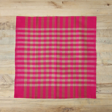 Load image into Gallery viewer, GRID CHECKER NAPKIN PAIR OF TWO
