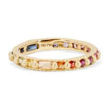 Load image into Gallery viewer, POLLY WALES Rainbow Mixed Cut Ramona Ring
