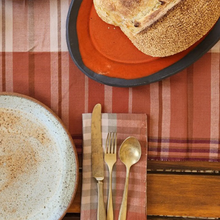 Load image into Gallery viewer, GRID CHECKER NAPKIN PAIR OF TWO
