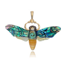 Load image into Gallery viewer, MAURA GREEN Death's Head Hawk Moth Charm
