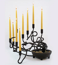 Load image into Gallery viewer, IRON HANDMADE MENORAH
