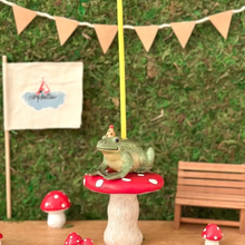 Load image into Gallery viewer, CAMP HOLLOW PORCELAIN ANIMAL CAKE TOPPERS / CANDLE HOLDER
