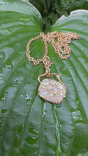 Load and play video in Gallery viewer, BESPOKE INTO THE WILD PENDANT EXTRA WITH WILD STRAWBERRIES ENGRAVED ON UNDERSIDE HARGREAVES (pendant only)
