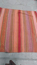 Load image into Gallery viewer, VINTAGE PERUVIAN FRAZADAS RUG BLANKET
