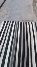 Load image into Gallery viewer, VINTAGE PERUVIAN FRAZADAS RUG BLANKET
