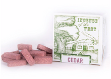 Load image into Gallery viewer, INCENSE OF THE WEST CEDAR INCENSE 40 BRICKS
