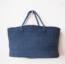 Load image into Gallery viewer, AMSHA KENYA XL SISAL TOTE: OCEAN
