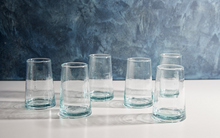 Load image into Gallery viewer, VERVE  Moroccan CLEAR LARGE Cone Glassware Set of 6
