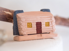 Load image into Gallery viewer, INCENSE OF THE WEST Log Cabin: with Pinon natural wood incense

