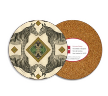 Load image into Gallery viewer, AVENIDA HOME ZEBRA COASTER
