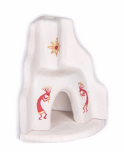Load image into Gallery viewer, INCENSE OF THE WEST Southwest Fireplace White, Spanish Red and Gold with box of Piñon
