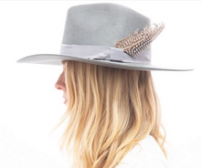Load image into Gallery viewer, LOVELY BIRD VERONA CHAMBRAY / GRAY FEDORA

