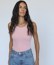 Load image into Gallery viewer, PERFECT WHITE TEE ANNIE ORGANIC RECYCLED COTTON RIB TANK
