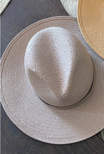 Load image into Gallery viewer, LOVELY BIRD SAN SEBASTIAN PACKABLE TRAVEL FOLDABLE STRAW FEDORA HAT
