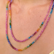Load image into Gallery viewer, LONG RAINBOW LEI 42"-46"
