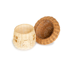 Load image into Gallery viewer, EcoFreax Handmade Rattan Mushroom House Basket Decor
