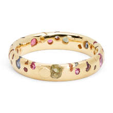 Load image into Gallery viewer, POLLY WALES Rainbow Confetti Ring Narrow

