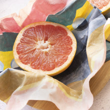 Load image into Gallery viewer, SUPRA ENDURA Beeswax Wrap 3 pack- S,M,L in tropical print
