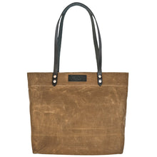 Load image into Gallery viewer, HARDMILL MARKET TOTE - WAXED CANVAS - TAN
