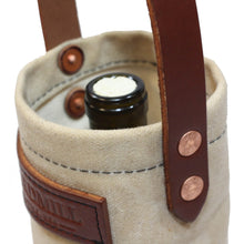 Load image into Gallery viewer, HARDMILL WINE TOTE - WAXED CANVAS - NATURAL
