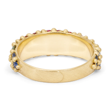 Load image into Gallery viewer, POLLY WALES WIDE PINK RAINBOW RIVER RING SIZE 7
