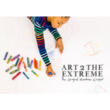 Load image into Gallery viewer, ART 2 THE EXTREME Fabulous Me Mini Stix Original Rainbow Crayon 4 pk TAN, BROWNS, RUST, fabulous, BEAUTIFUL, LOVED, GORGEOUS
