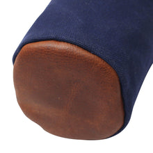 Load image into Gallery viewer, HARDMILL WINE TOTE - WAXED CANVAS - NAVY
