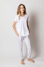 Load image into Gallery viewer, LEALLO DAISY TEE IN WHITE
