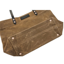 Load image into Gallery viewer, HARDMILL MARKET TOTE - WAXED CANVAS - TAN
