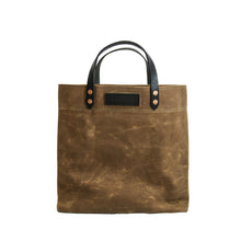 Load image into Gallery viewer, HARDMILL GROCERY TOTE - WAXED CANVAS - TAN

