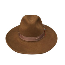 Load image into Gallery viewer, LOVELY BIRD DALLAS FEDORA IN WHISKEY
