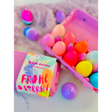 Load image into Gallery viewer, PINK STORIES 10 PACK PINK EGG CARTON CANDLES DIP DYE EGGS
