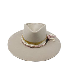 Load image into Gallery viewer, LOVELY BIRD SYDNEY FEDORA ANTIQUE WITH SILK
