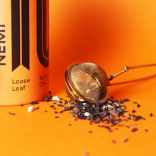 Load image into Gallery viewer, NEMI SPICY CHAI 125G LOOSE-LEAF TEA ORANGE

