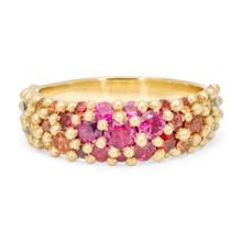 Load image into Gallery viewer, POLLY WALES WIDE PINK RAINBOW RIVER RING SIZE 7

