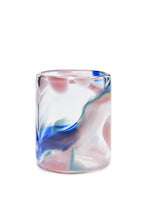 Load image into Gallery viewer, UPSTATE HAND DYED AND BLOWN KOKOMO CUP / GLASS PINK / TEAL/  BLUE
