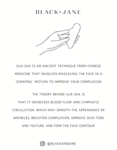 Load image into Gallery viewer, BLACK + JANE all Stones Gua Sha
