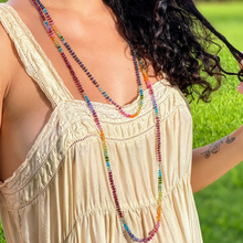 Load image into Gallery viewer, LONG RAINBOW LEI 42"-46"
