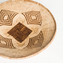 Load image into Gallery viewer, ZAMBIA TONGA WOMEN MADE  23"  HAND MADE MANDALA WALL BASKET  CREATIVE WOMEN
