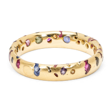Load image into Gallery viewer, POLLY WALES Rainbow Confetti Ring Narrow

