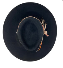 Load image into Gallery viewer, LOVELY BIRD MONTANA IN BLACK WITH HAND DYED SILK
