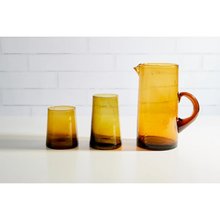 Load image into Gallery viewer, VERVE Moroccan Cone Glassware Large - Amber
