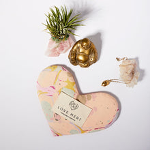 Load image into Gallery viewer, LOVE MERT MARBLED EYE LOVE PILLOW
