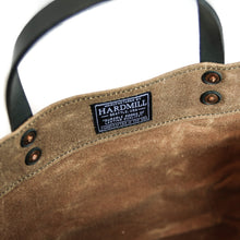 Load image into Gallery viewer, HARDMILL GROCERY TOTE - WAXED CANVAS - TAN
