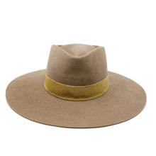 Load image into Gallery viewer, LOVELY BIRD SYDNEY FEDORA IN ROPE WITH TONAL SUEDE
