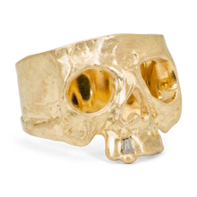Load image into Gallery viewer, POLLY WALES Diamond Snaggletooth Skull Ring SIZE 7.5
